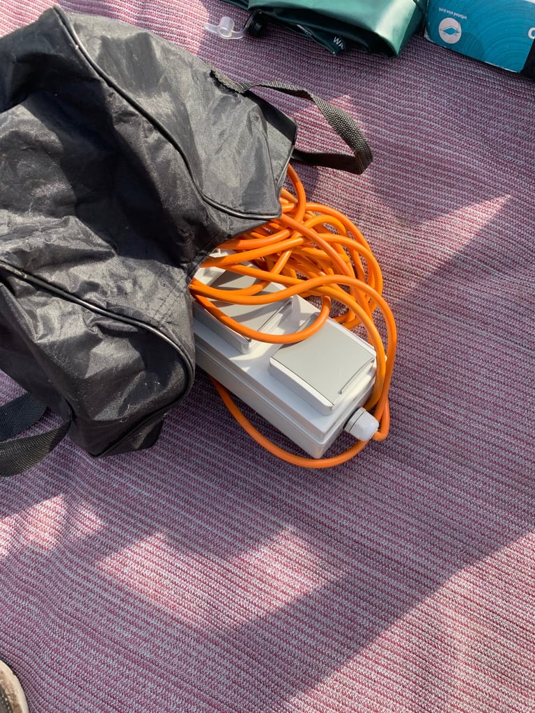 Eurohike 8 person air tent & equipment 