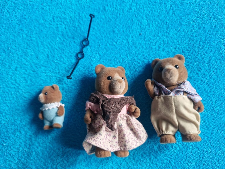 Sylvanians families vintage marmalade grandparents and grandson 