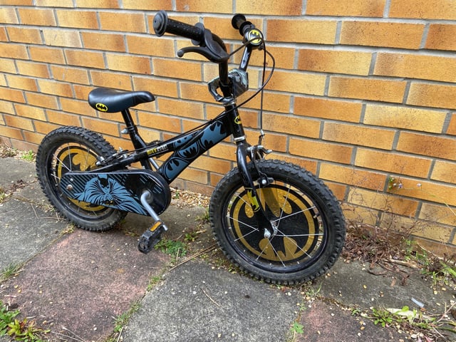 Portsmouth Gumtree Bmx Bike Kid's Batman Bike 16 Inch Wheels In