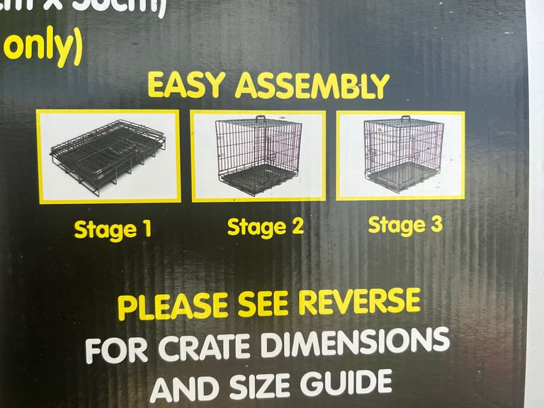 Lazy bones dog crate