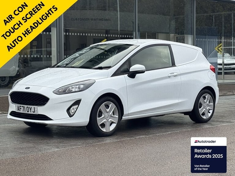 2021 Ford Fiesta Van EcoBoost 125PS MHEV Trend with Air Con &amp; Sat Nav Car Play Car Derived Va...