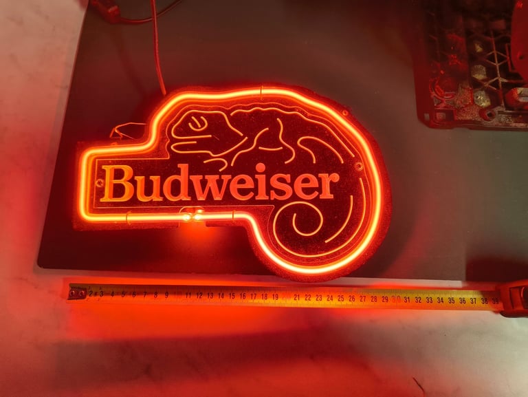 image for Neon Budweiser sign