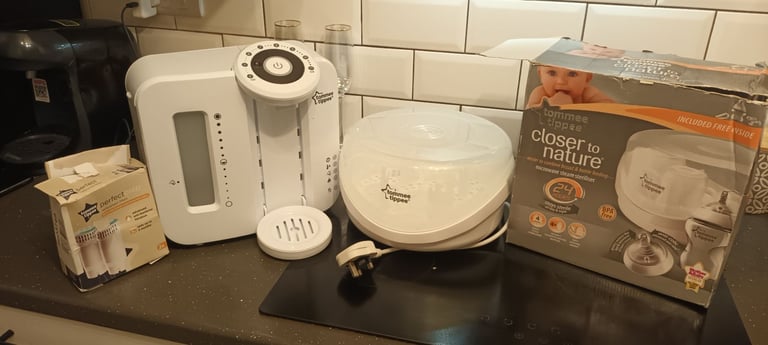 image for Tommee tippee machine, steriliser, filter