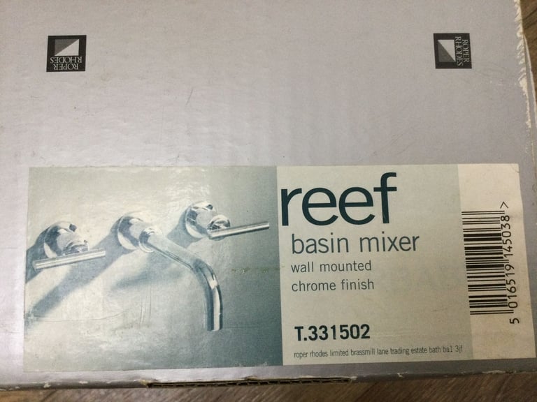 Rhoper Rhodes Basin Mixer Wall Mounted Tap