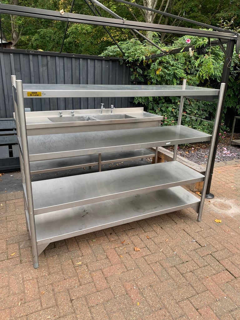 image for Quality Stainless Steel Commercial Tables, Sinks , Shelves