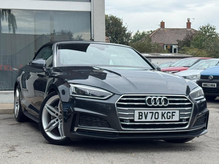 2020 Audi A5 Cabriolet 2.0 TDI 40 S line S Tronic Euro 6 (s/s) 2dr CONVERTIBLE Diesel Automatic