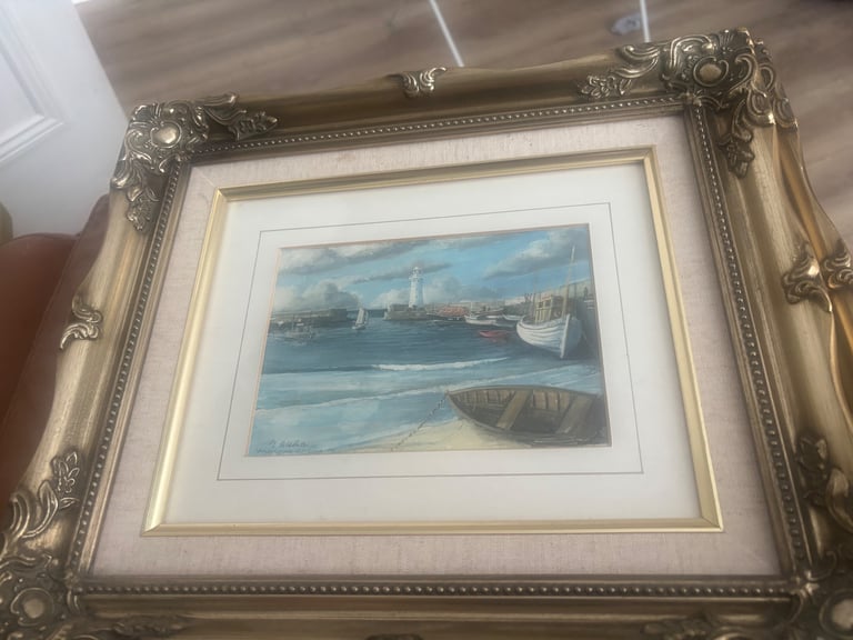 Vintage pictures and frames 