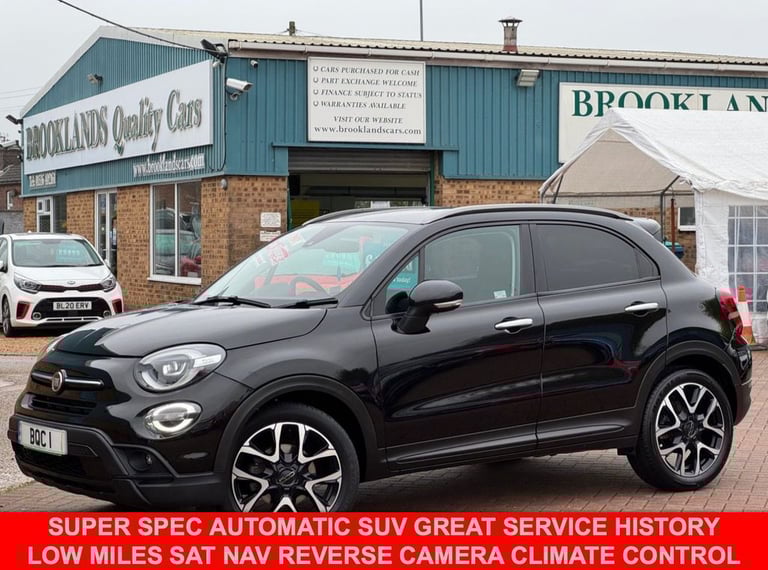 image for 2021 Fiat 500X 1.3 FireFly Turbo MultiAir Cross Plus SUV Cinema Black Petrol DCT Euro 6 (s HATCHB...