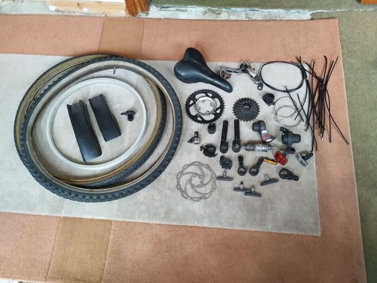 image for Job Lot / Bundle Of Bike / Bicycle Parts