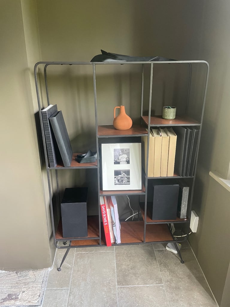 image for Timber and metal display shelf