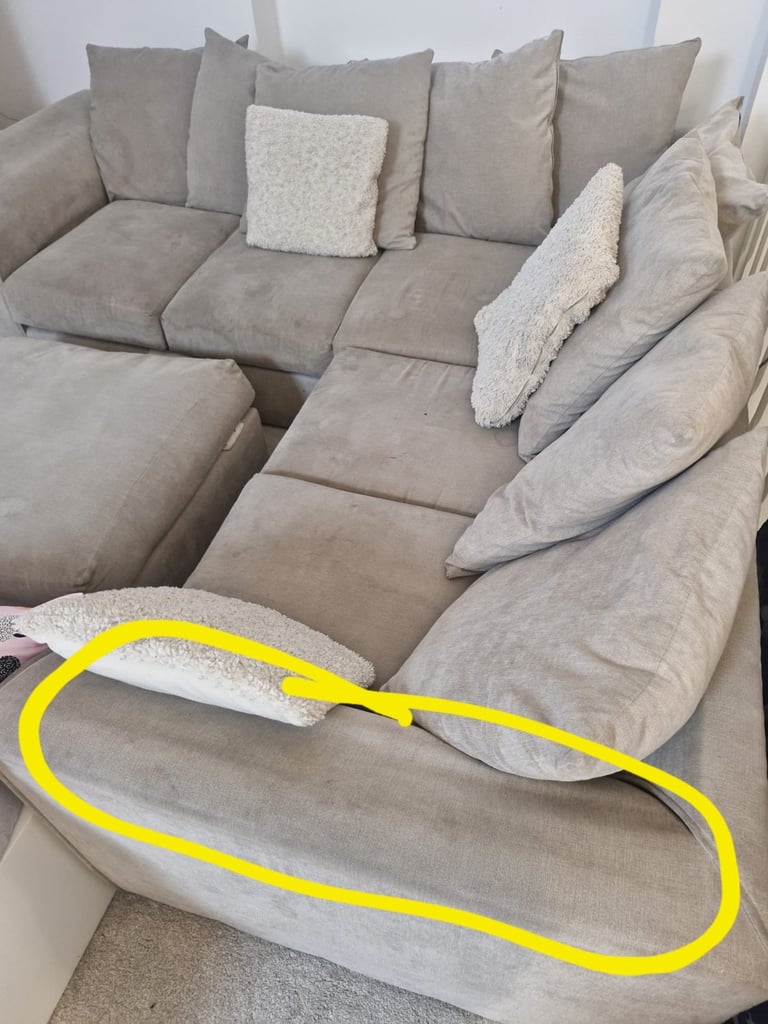 Beige sofa club sofa