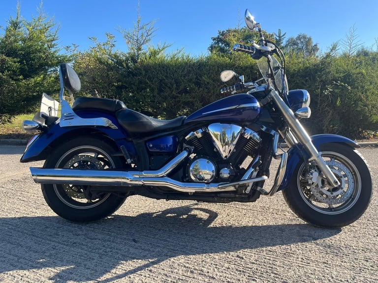 2013 13 YAMAHA XVS 1300 MIDNIGHT STAR CUSTOM CRUISER TOURER XVS1300 - 12k MILES