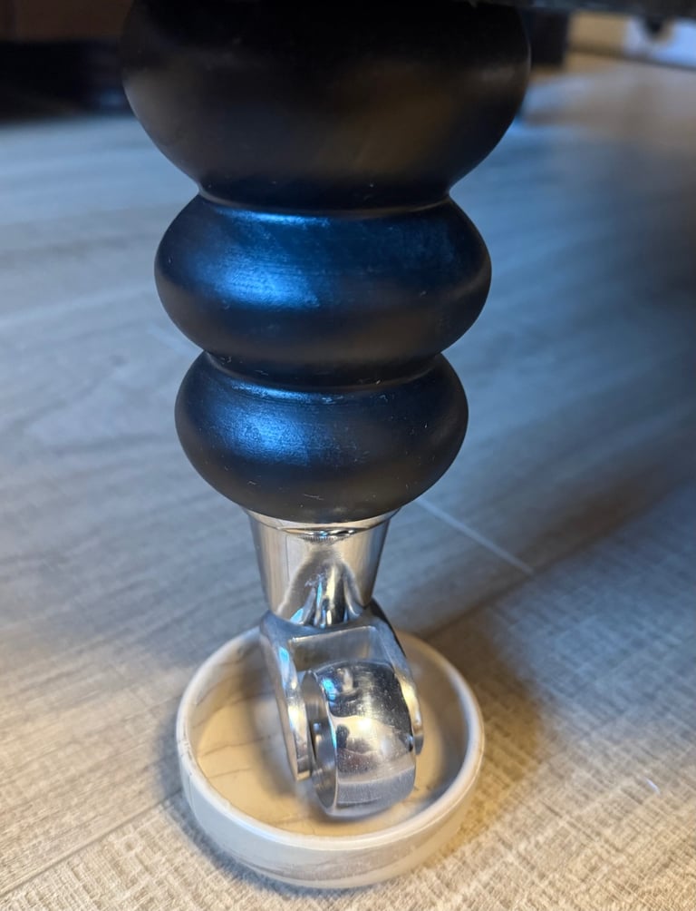 Next Black Velvet Armchair 