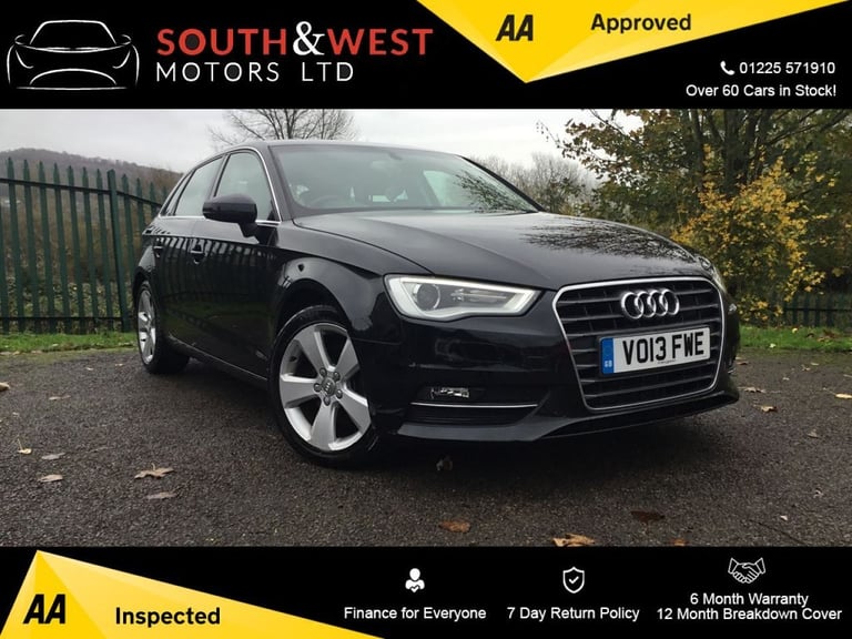 2013 Audi A3 1.4 TFSI Sport Sportback 5dr Petrol Manual Euro 5 (s/s) (122 ps) Hatchback Petrol Ma...