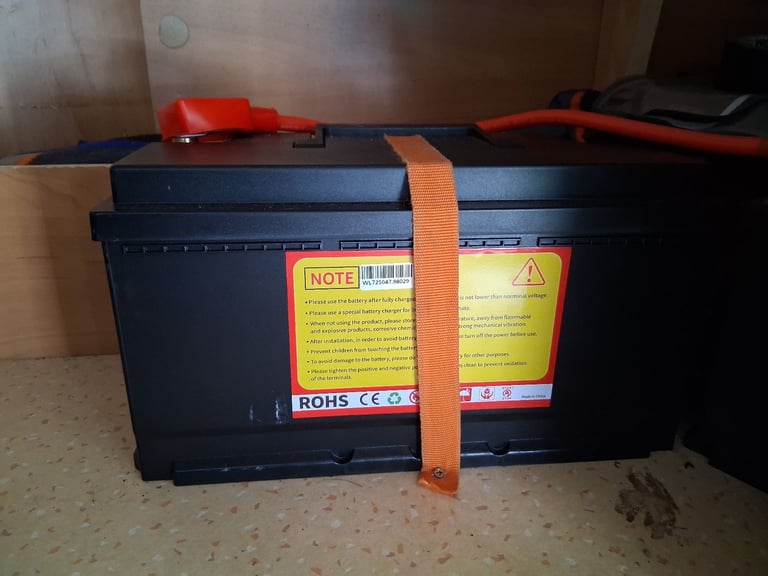 2x 100ah 12v Lithium LiFePO4 Batteries (200AH) Kepworth