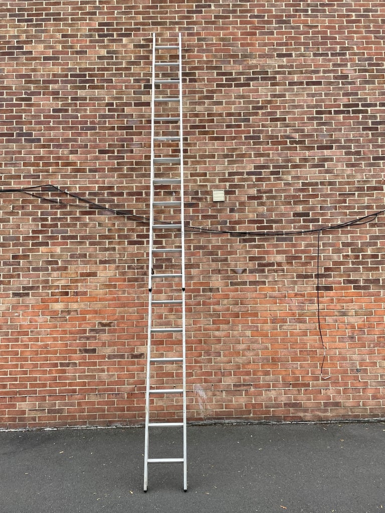 image for Abru double extension ladder extending to approximately 6.10m. Free local delivery.