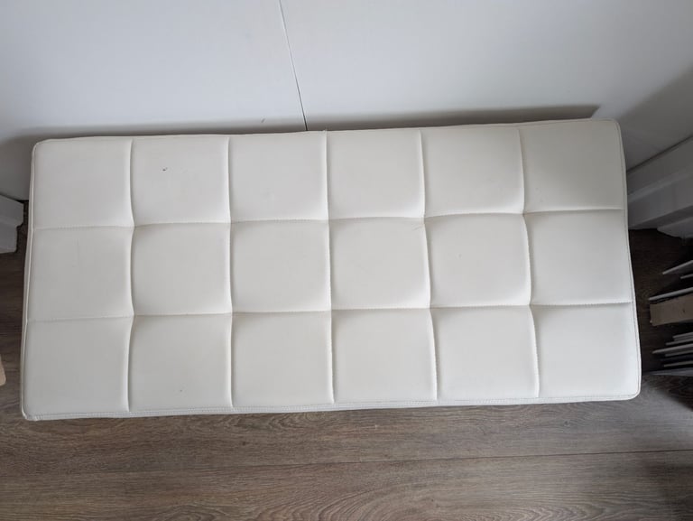 White Small Bench