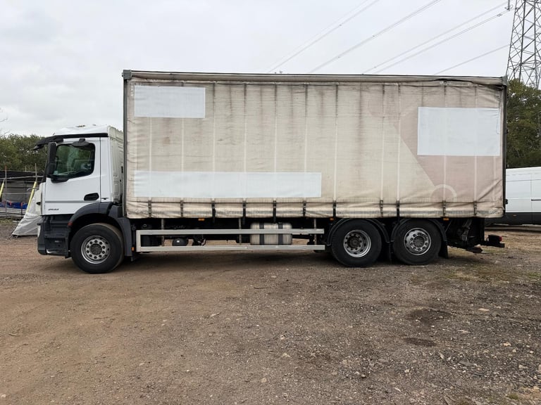 Mercedes-Benz ANTOS [Phone number removed]ton Curtian side truck 6x2 