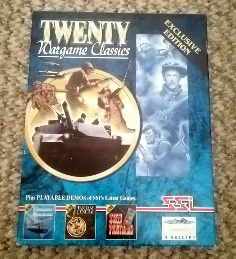 image for Twenty Wargame Classics PC Games Mindscape 1996 Strategic Simulations