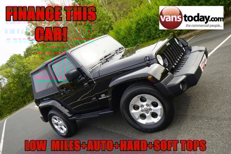image for 2015 Jeep Wrangler 2.8 Wrangler Overland CRD Auto 4WD 2dr + Soft top + Hard Top SUV Diesel Automatic