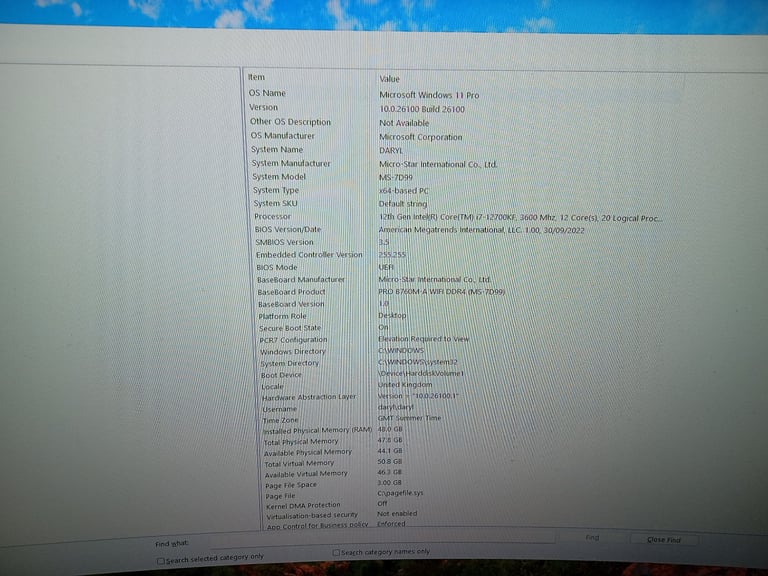 Gaming pc