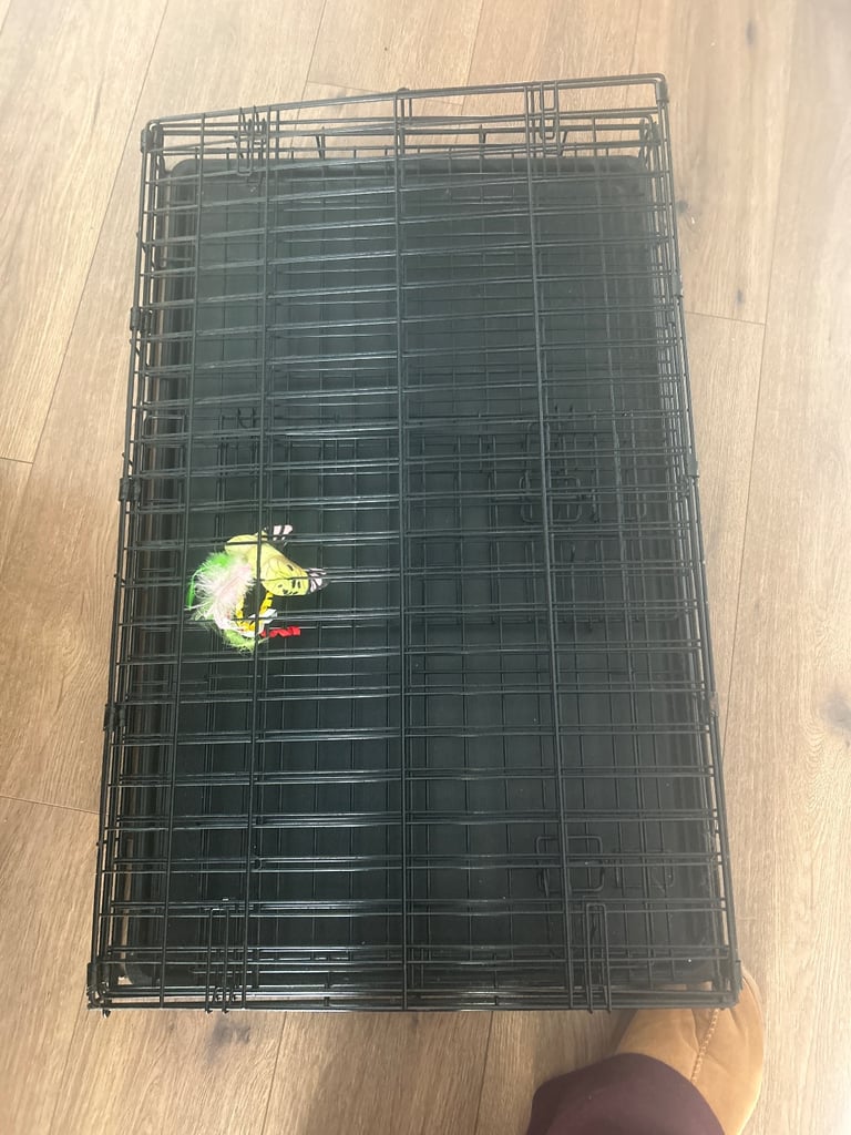 Medium dog crate Black