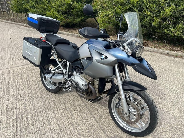 2005 55 BMW R 1200 GS 04 BMW R1200GS R1200 CLEAN ENDURO TOURER PANNIERS TOP BOX