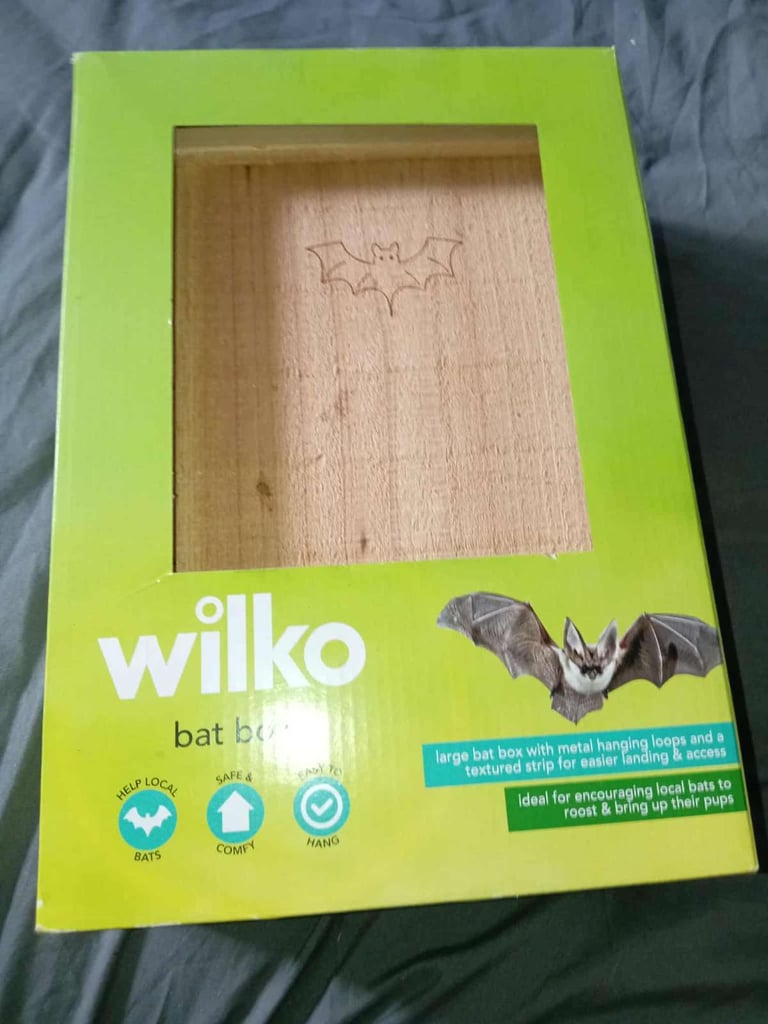 wooden bat house