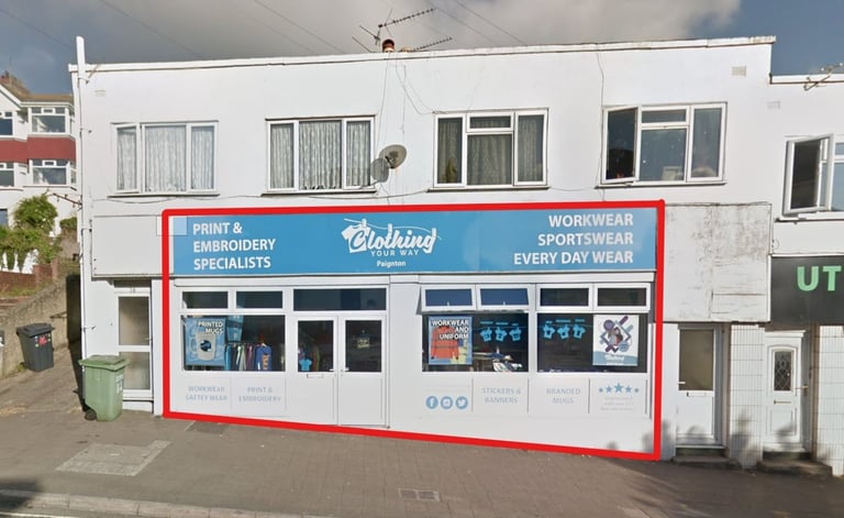 Double Fronted Shop or Office to Let / Rent - Totnes Road