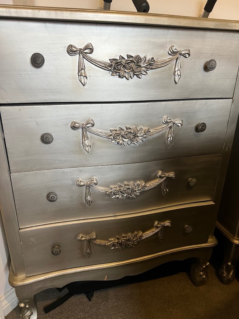 Dunelm Toulouse Silver Bedroom Furniture