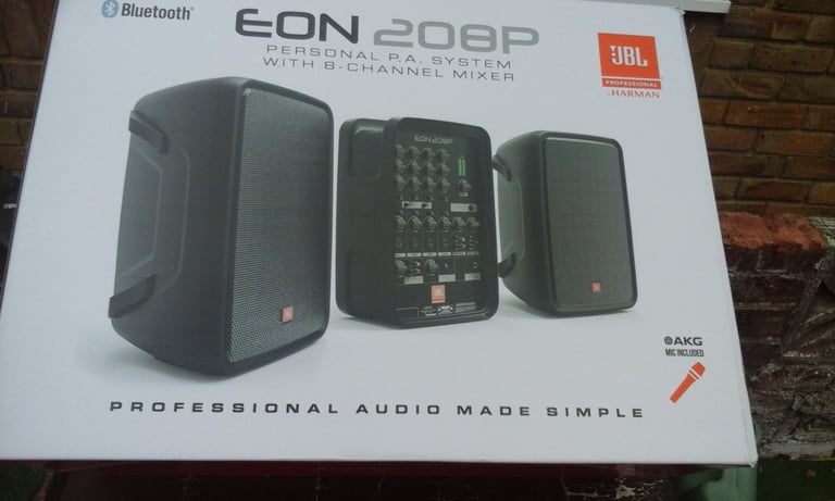 PA SYSTEM  JBL EON 208P 