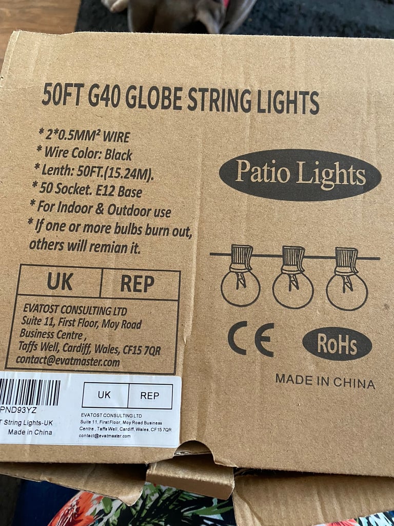 Patio lights 