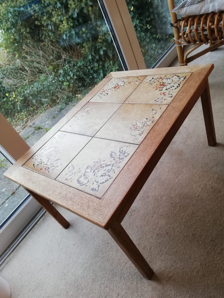 image for Mid-century tiled-top coffee table 