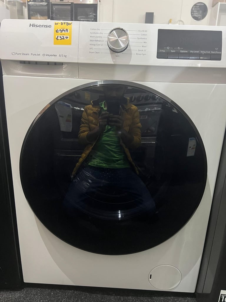 image for Hisense WDQA8014EVJM 8 kg/5 kg Washer Dryer