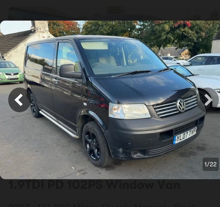 Volkswagen, TRANSPORTER, Window Van, 2007, Manual, 1896 (cc)