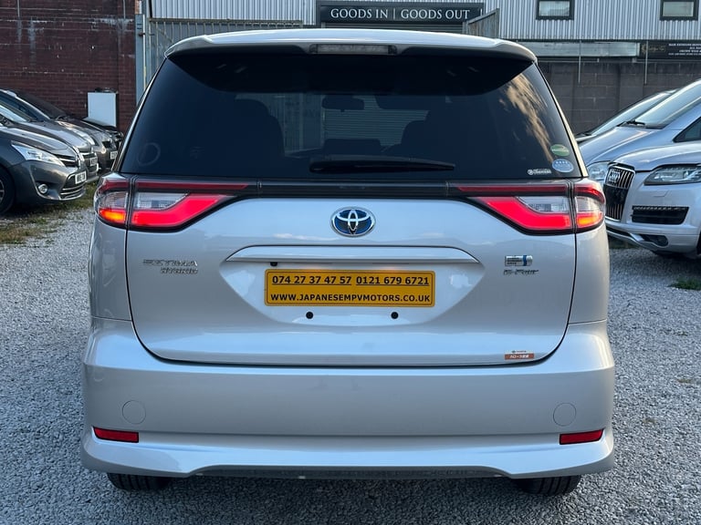 2019 TOYOTA ESTIMA HYBRID 12/2019 (69 PLATE) PURPLE 7 SEATER HALF LEATHER 