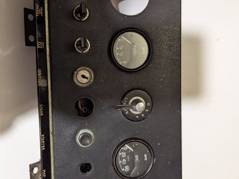 Dash dials control panel MK2 Jaguar 
