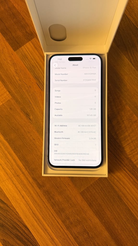 iPhone 16 plus immaculate swap/sell