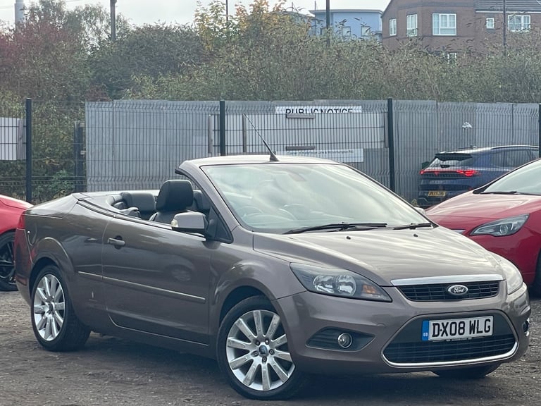 FORD FOCUS CONVERTIBLE CC CC3 + FULL LEATHERS + LONG MOT + LOW 54K MILES * 