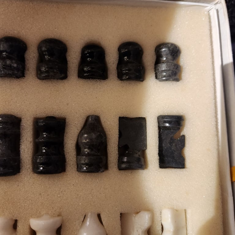 image for Marble chess pieces