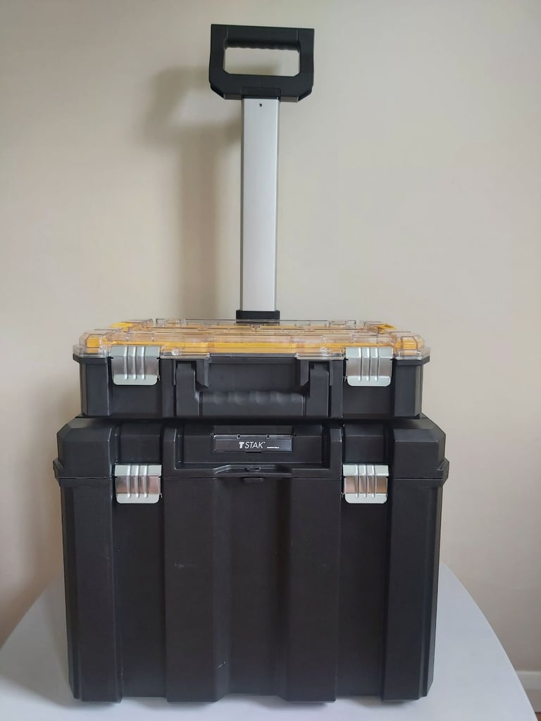 Dewalt TSTAK 2 in 1 Tool Box Set 