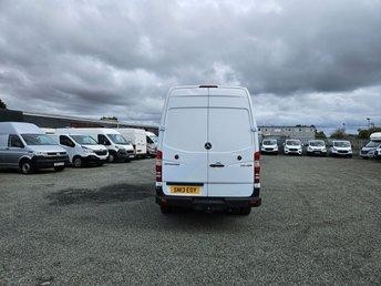 2013 ON 13 PLATE MERCEDES BENZ SPRINTER 516CDI 160BHP MWB TRW DIESEL CREW VAN 
