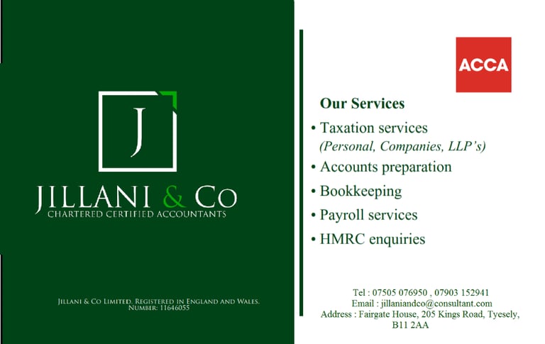 Jillani & Co Limited Accountants