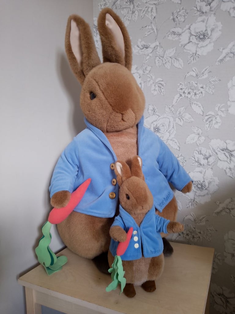 Original, Beatrix potter, Peter Rabbit, Plush Soft Toy Frederick Warne & Co 