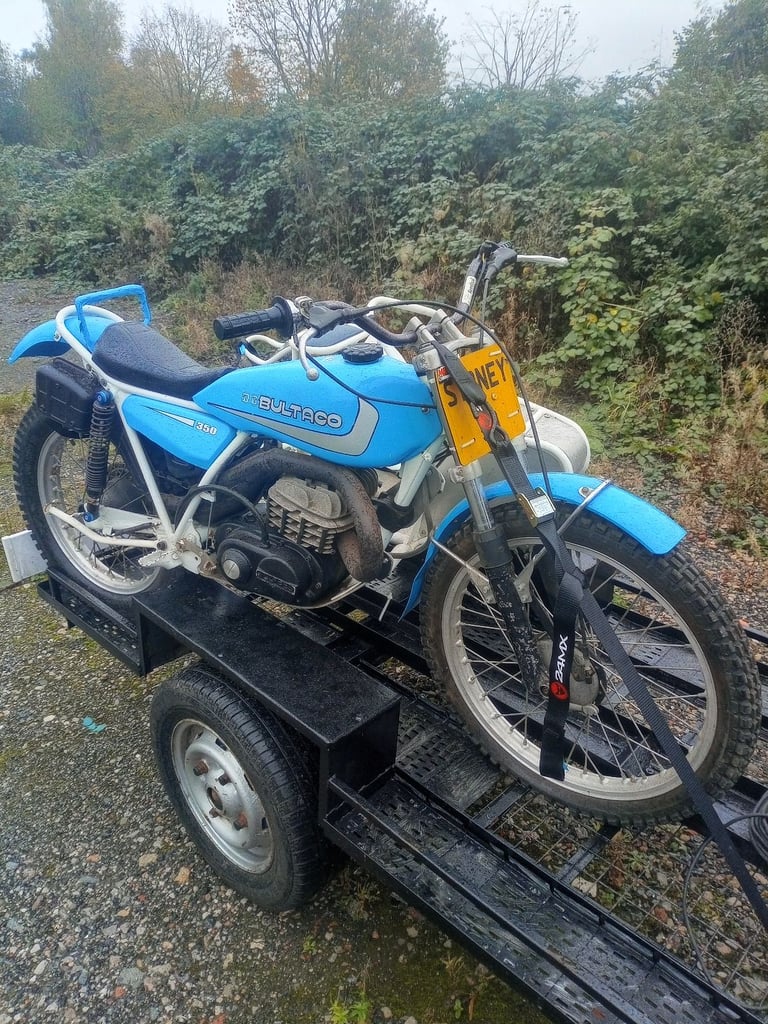Trials bike sidecar, Bultaco 350 trials bike and sidecar 