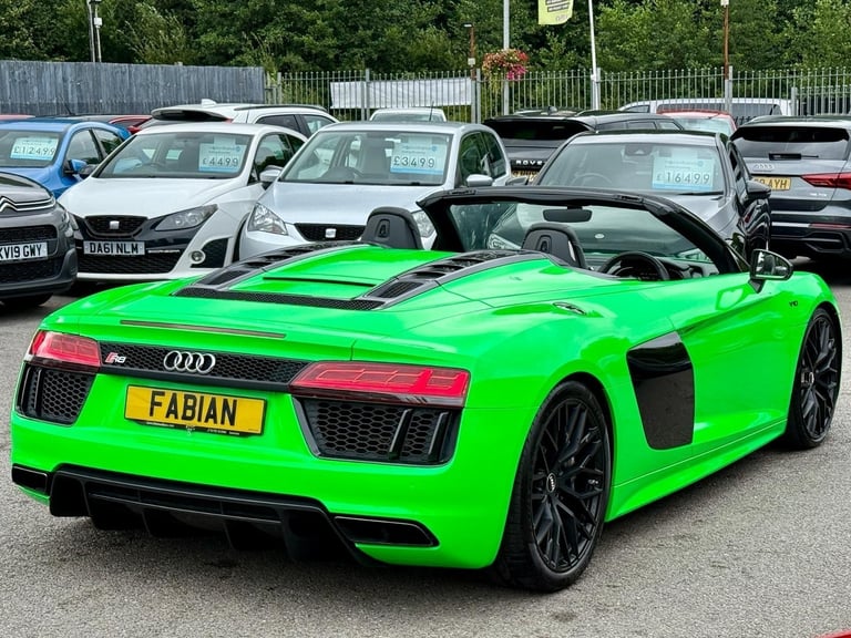 2017 Audi R8 5.2 FSI V10 Spyder S Tronic Quattro **£22,000 of Spec - Ceramics**