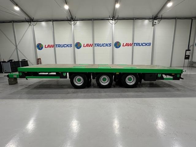JPM Tri Axle Flatbed Drawbar Trailer