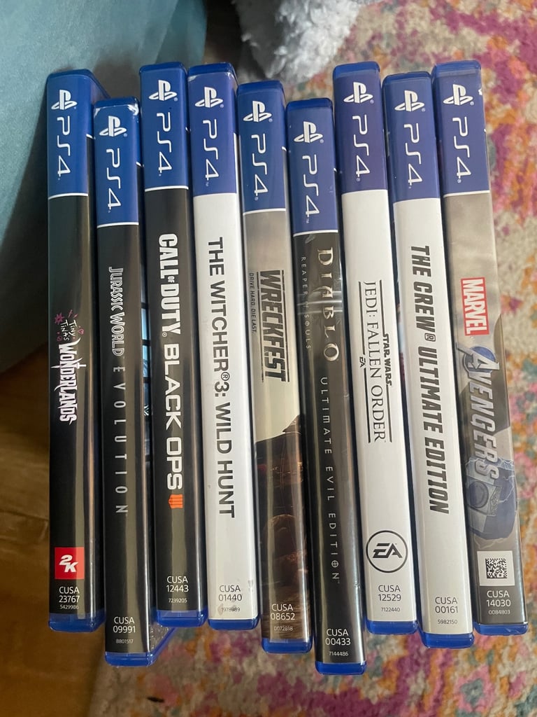12 PS4 games !