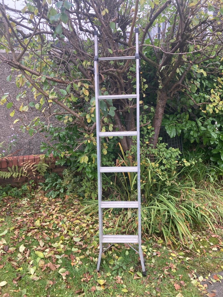 Ladders extend and open