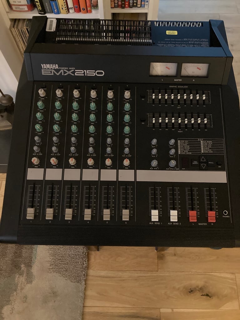 image for Yamaha powered mixer with built in amplifier 